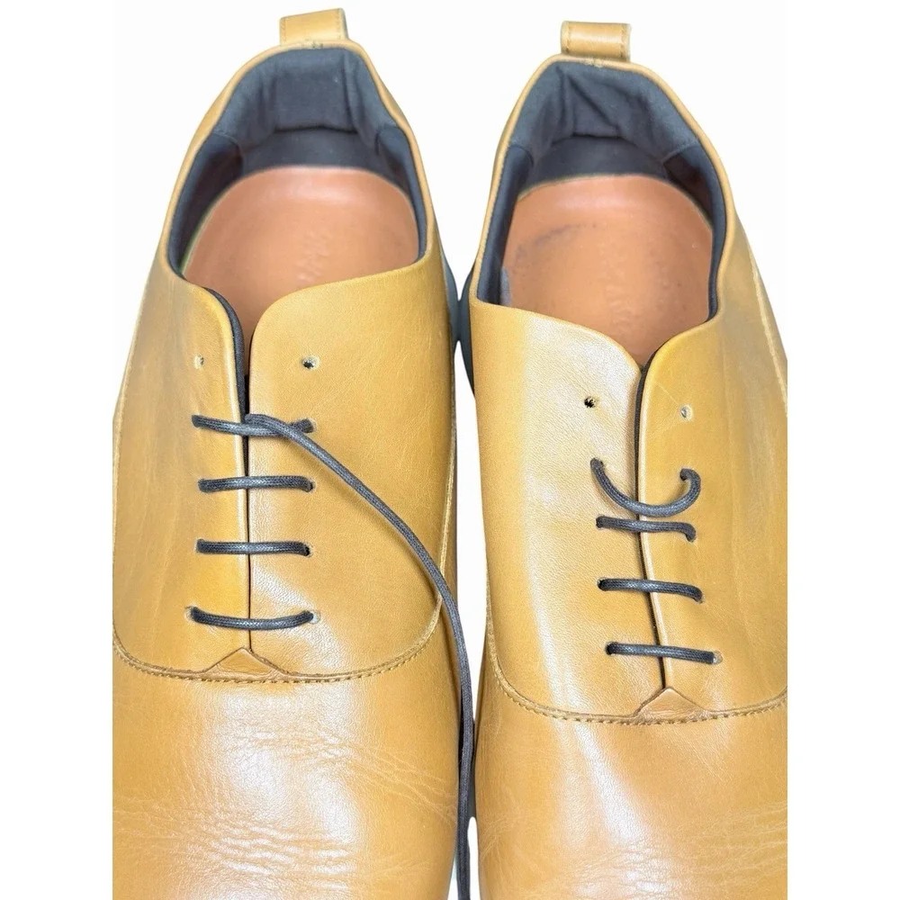 Wolf & Shepherd Crossover Longwing Leather Honey White Shoes Men's Size 14 M